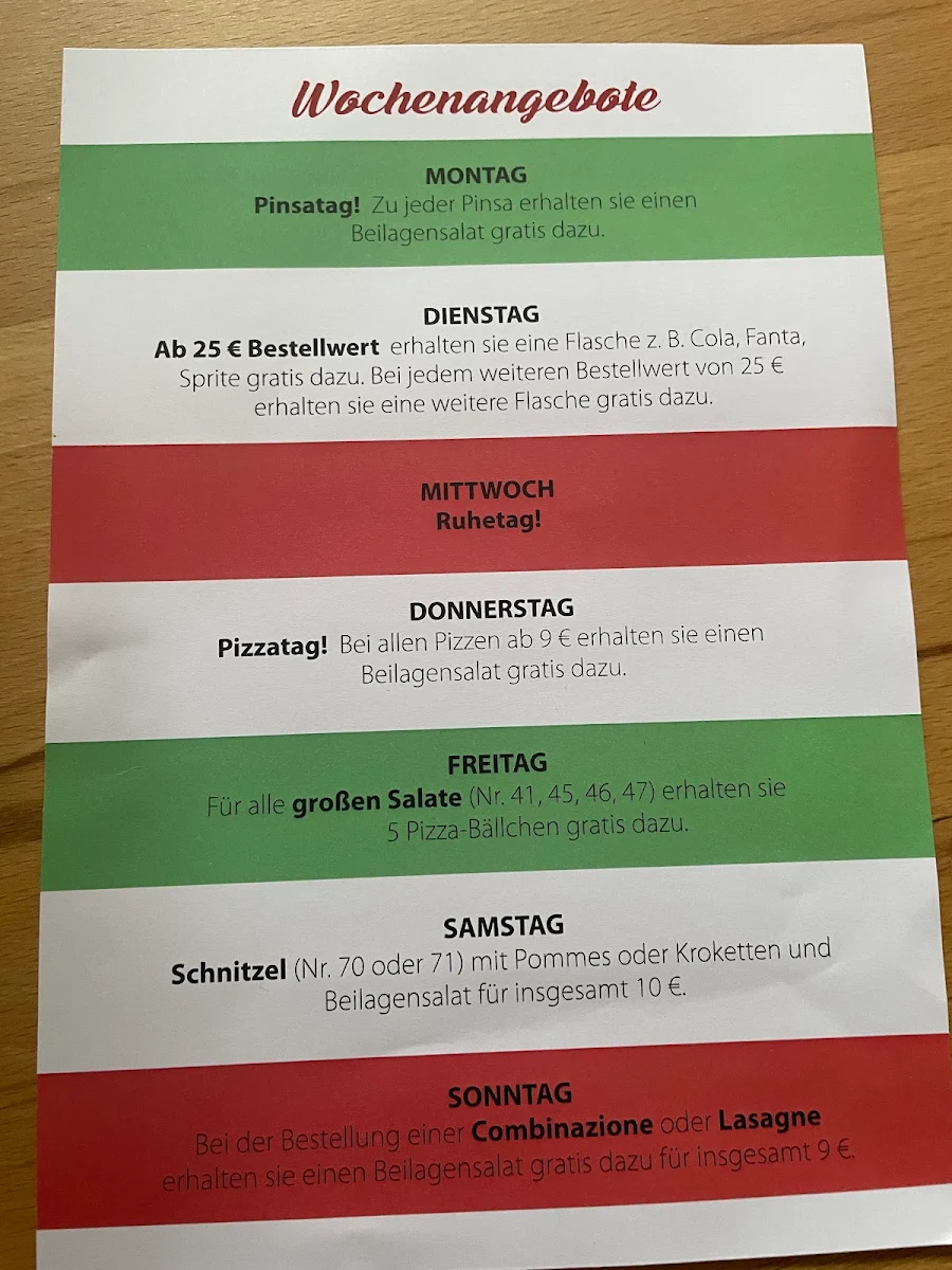Speisekarte photo 1