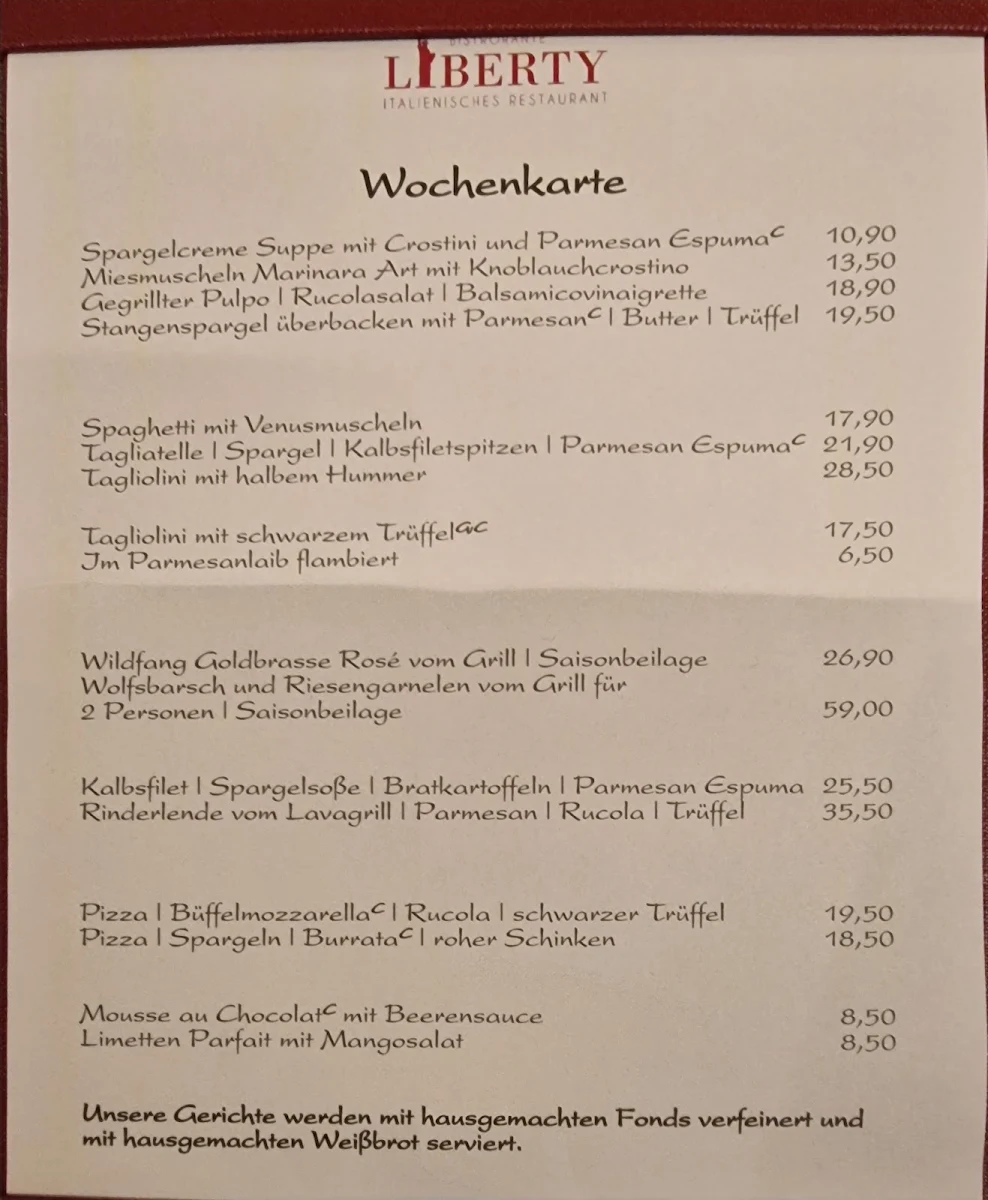 Speisekarte photo 1