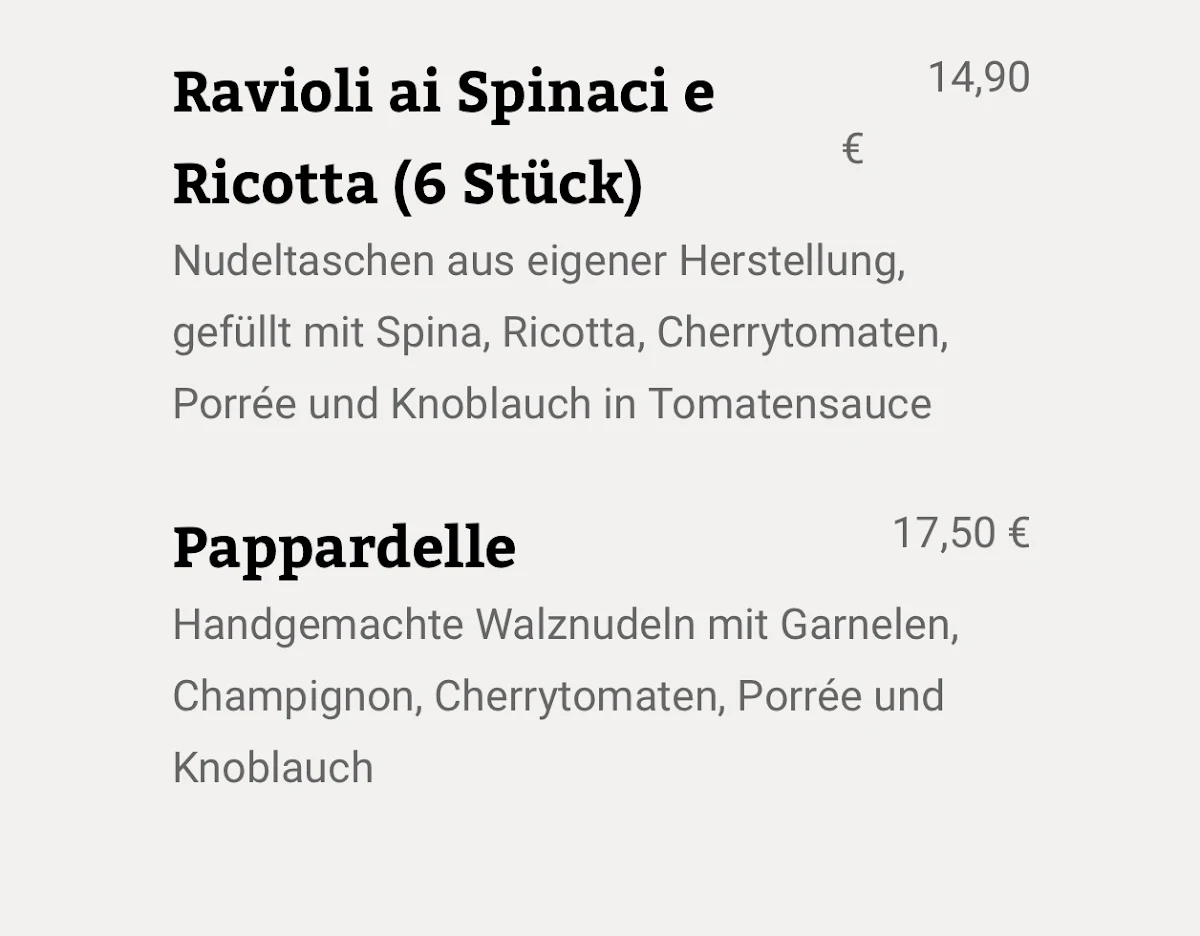 Speisekarte photo 10