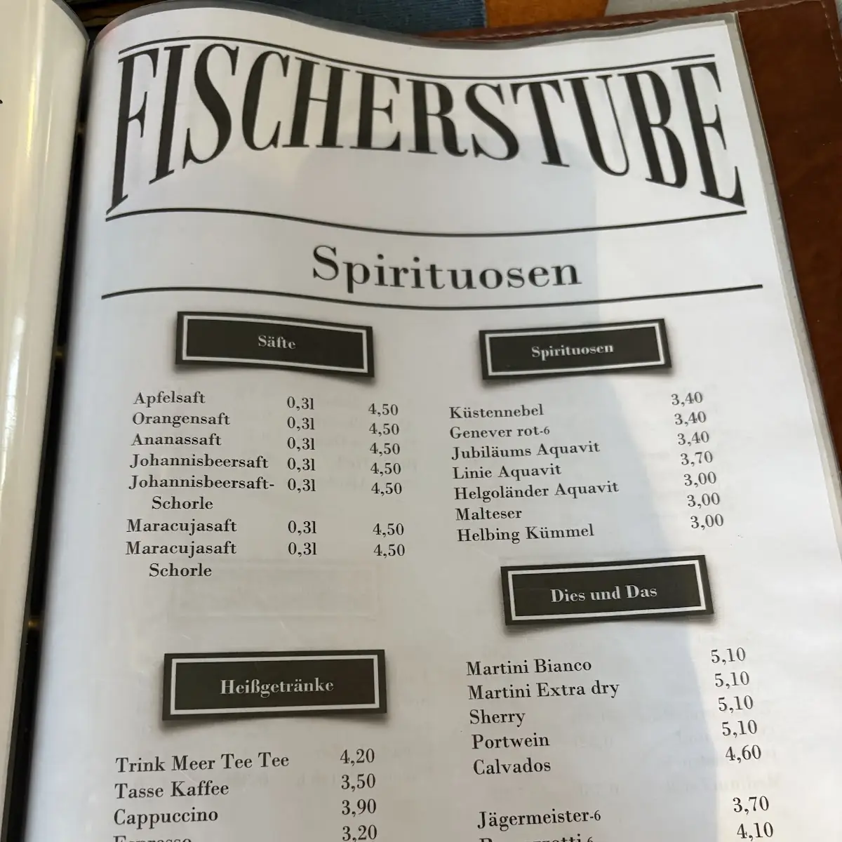 Speisekarte photo 5