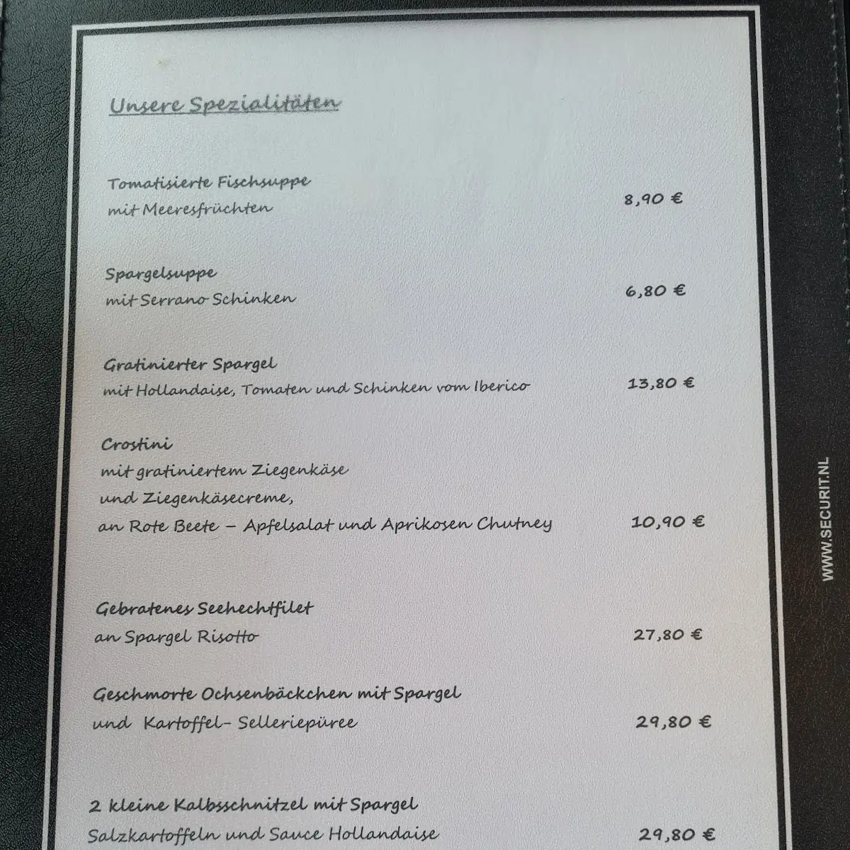 Speisekarte photo 9
