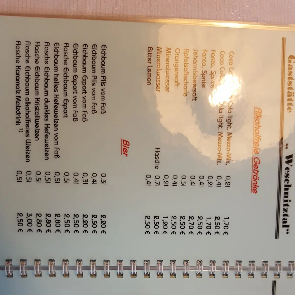 Speisekarte photo 2