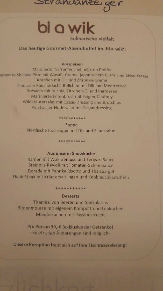Speisekarte photo 3