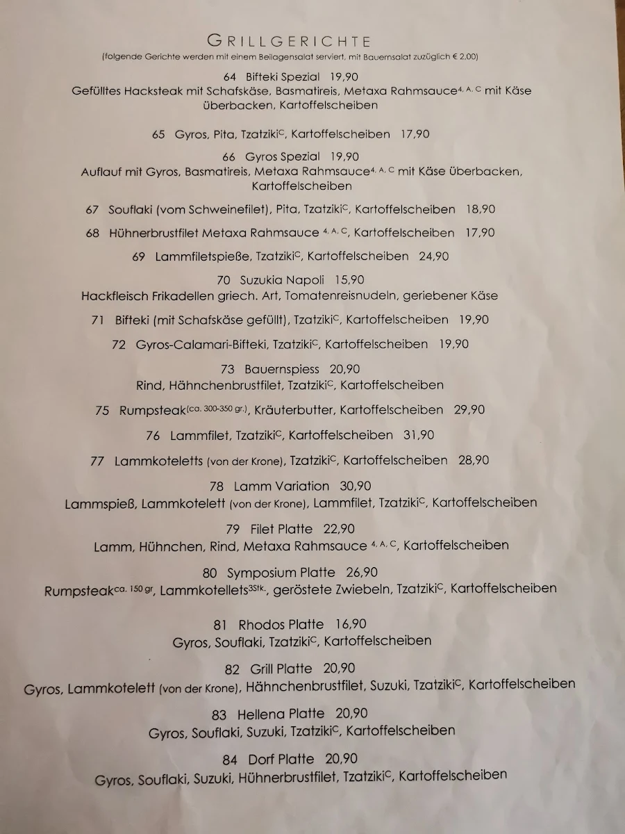 Speisekarte photo 1