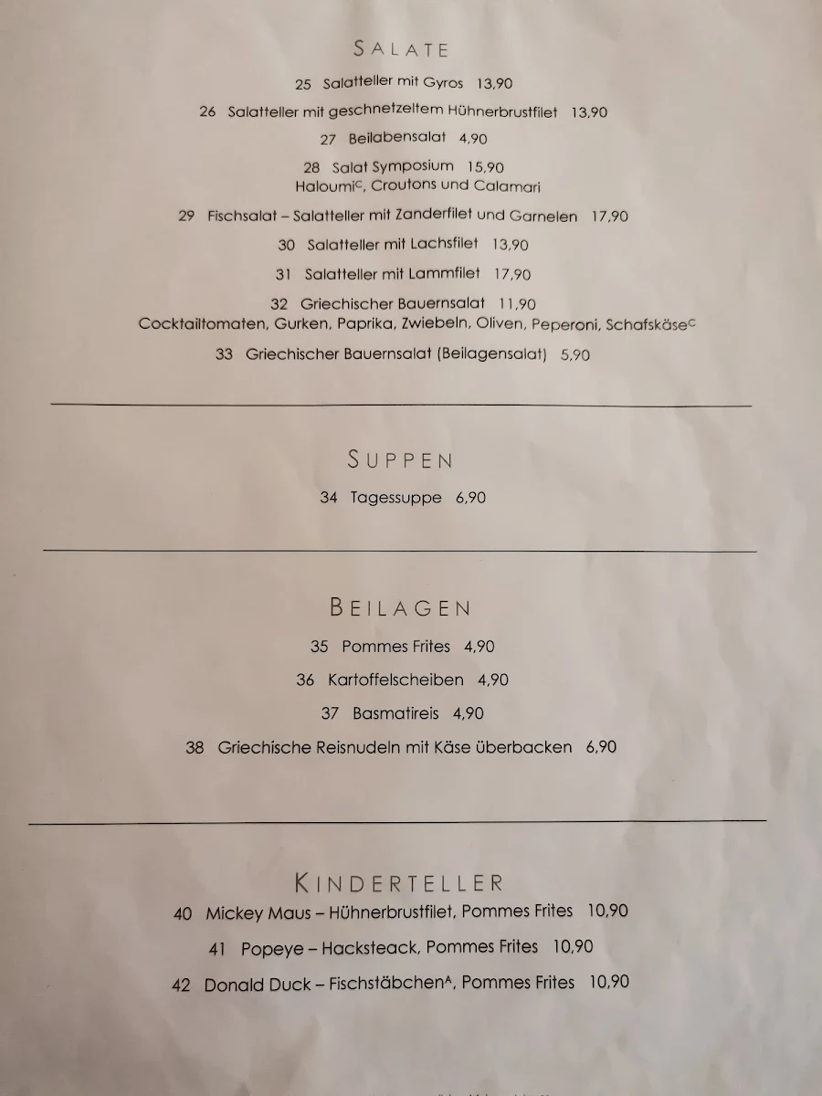 Speisekarte photo 3