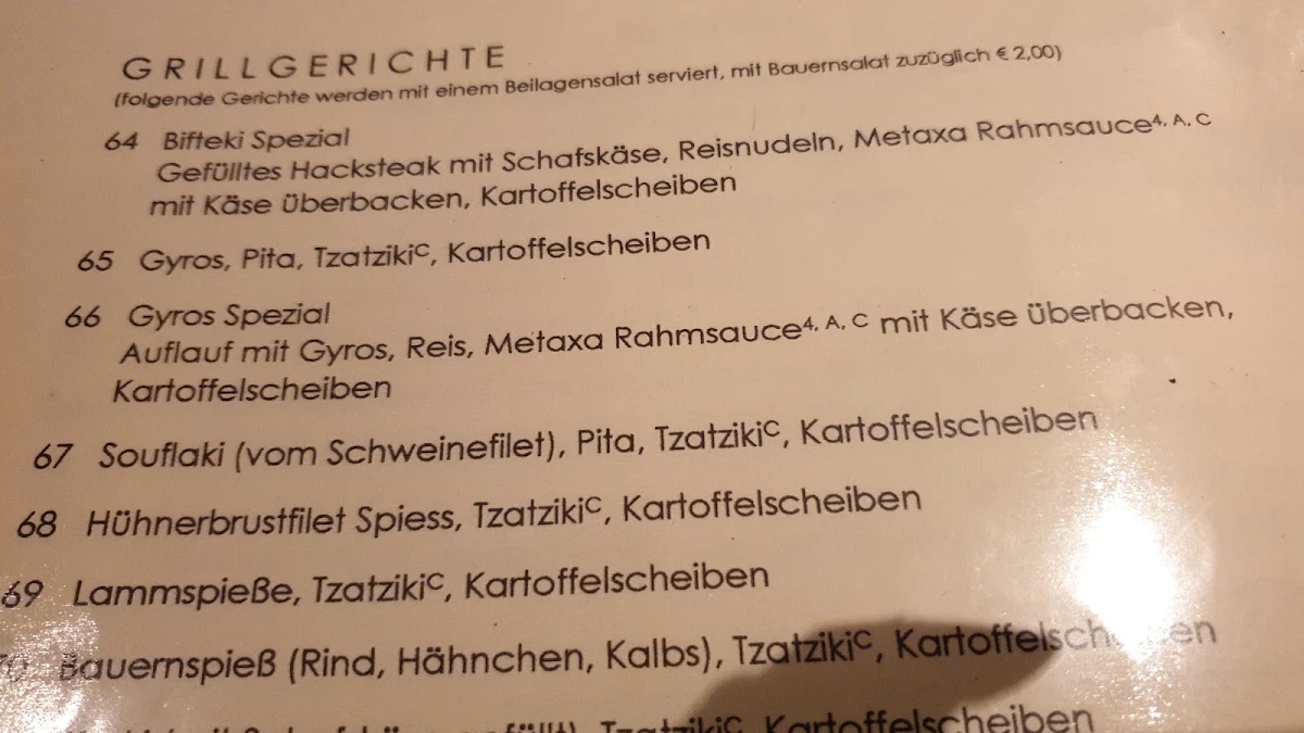 Speisekarte photo 4