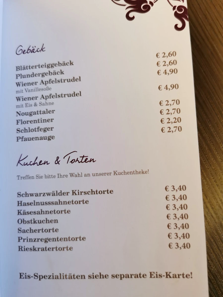 Speisekarte photo 2