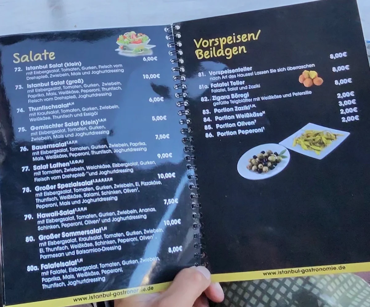 Speisekarte photo 2