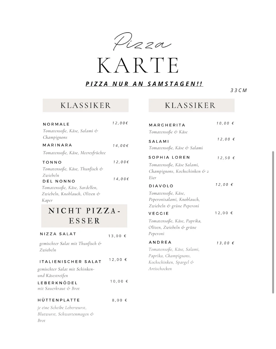 Speisekarte photo 2