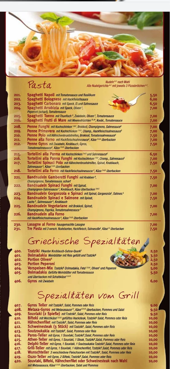 Speisekarte photo 1