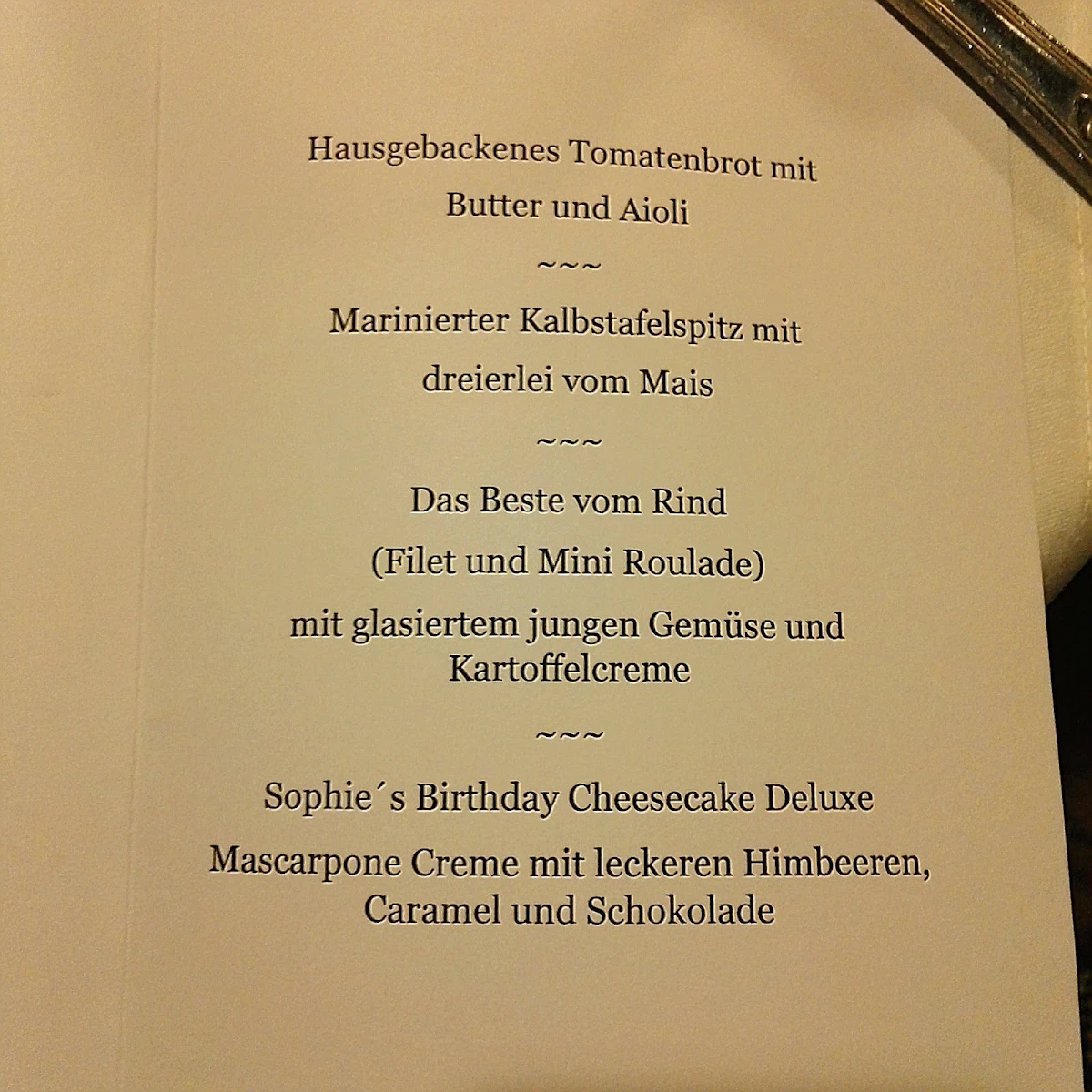 Speisekarte photo 1
