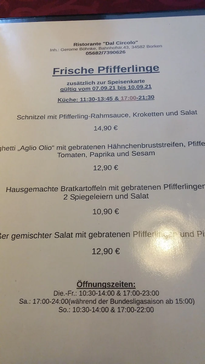 Speisekarte photo 2