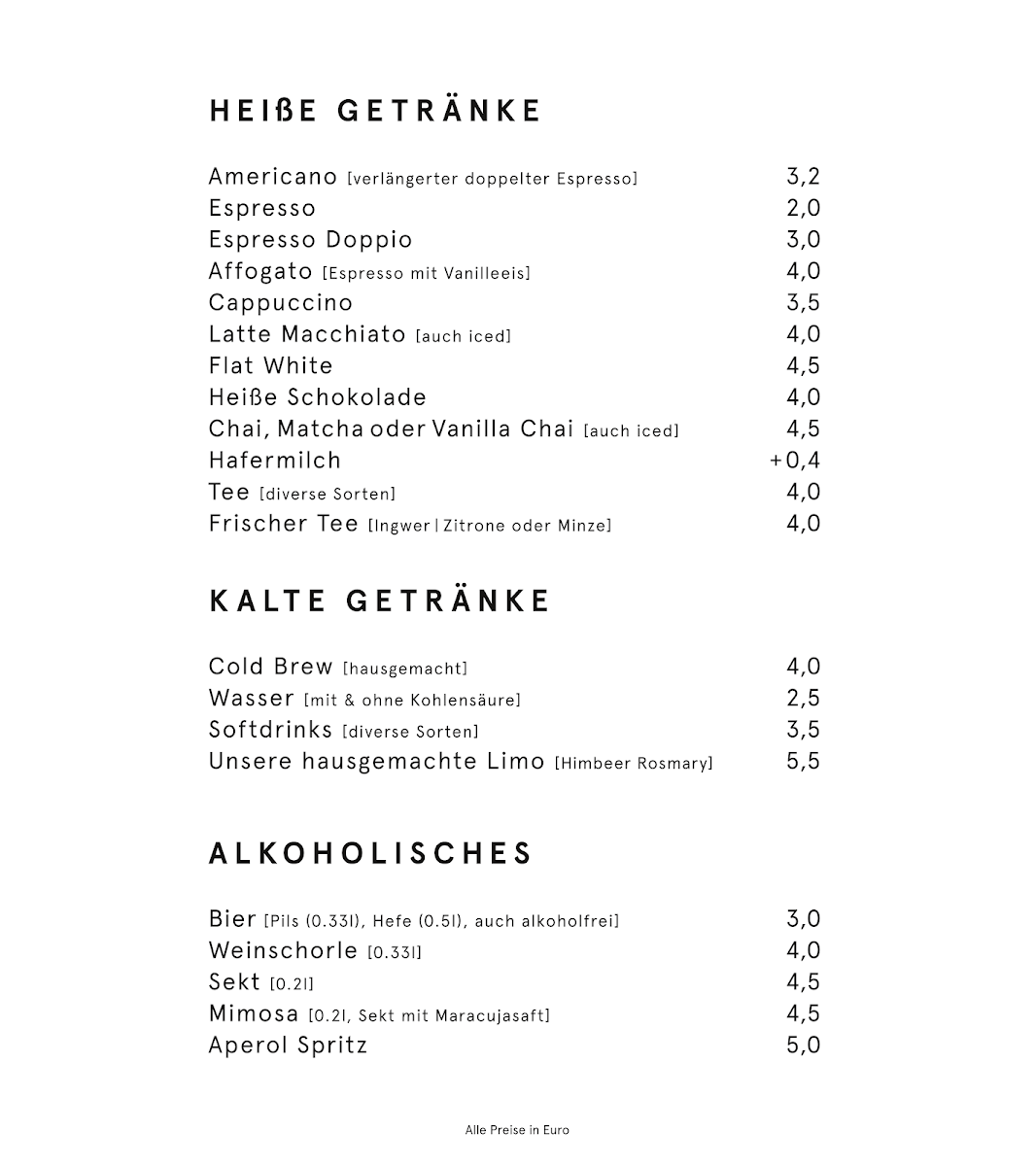 Speisekarte photo 2