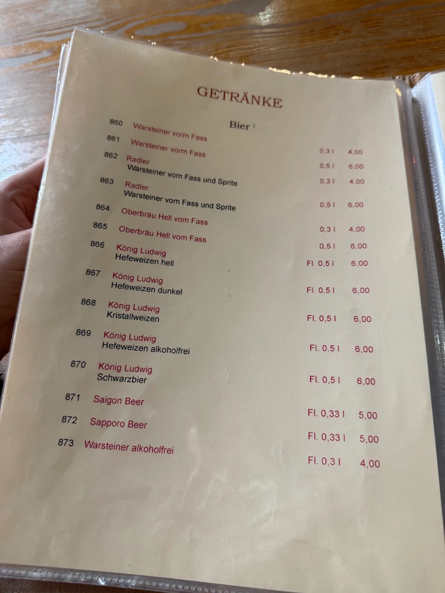 Speisekarte photo 3