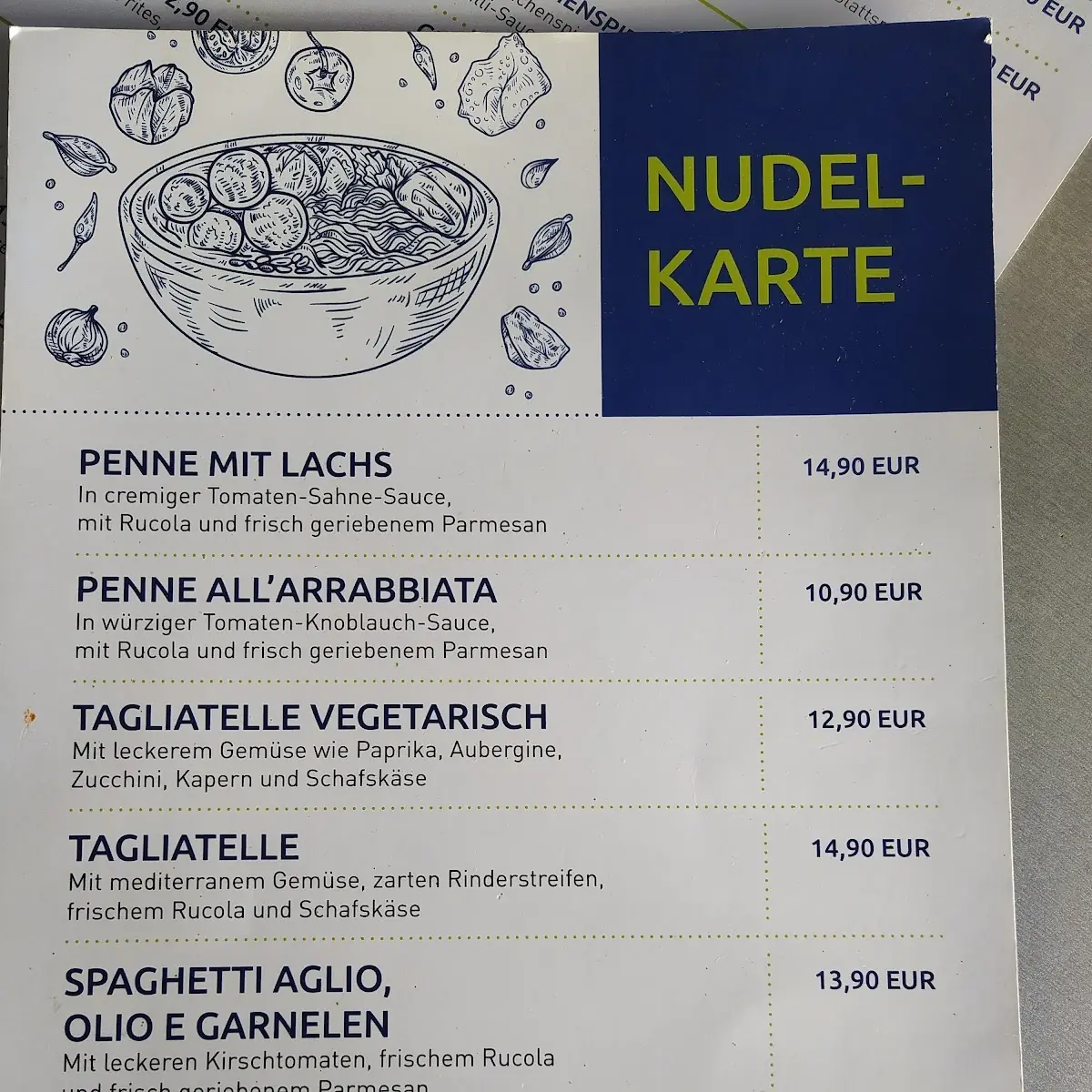 Speisekarte photo 4