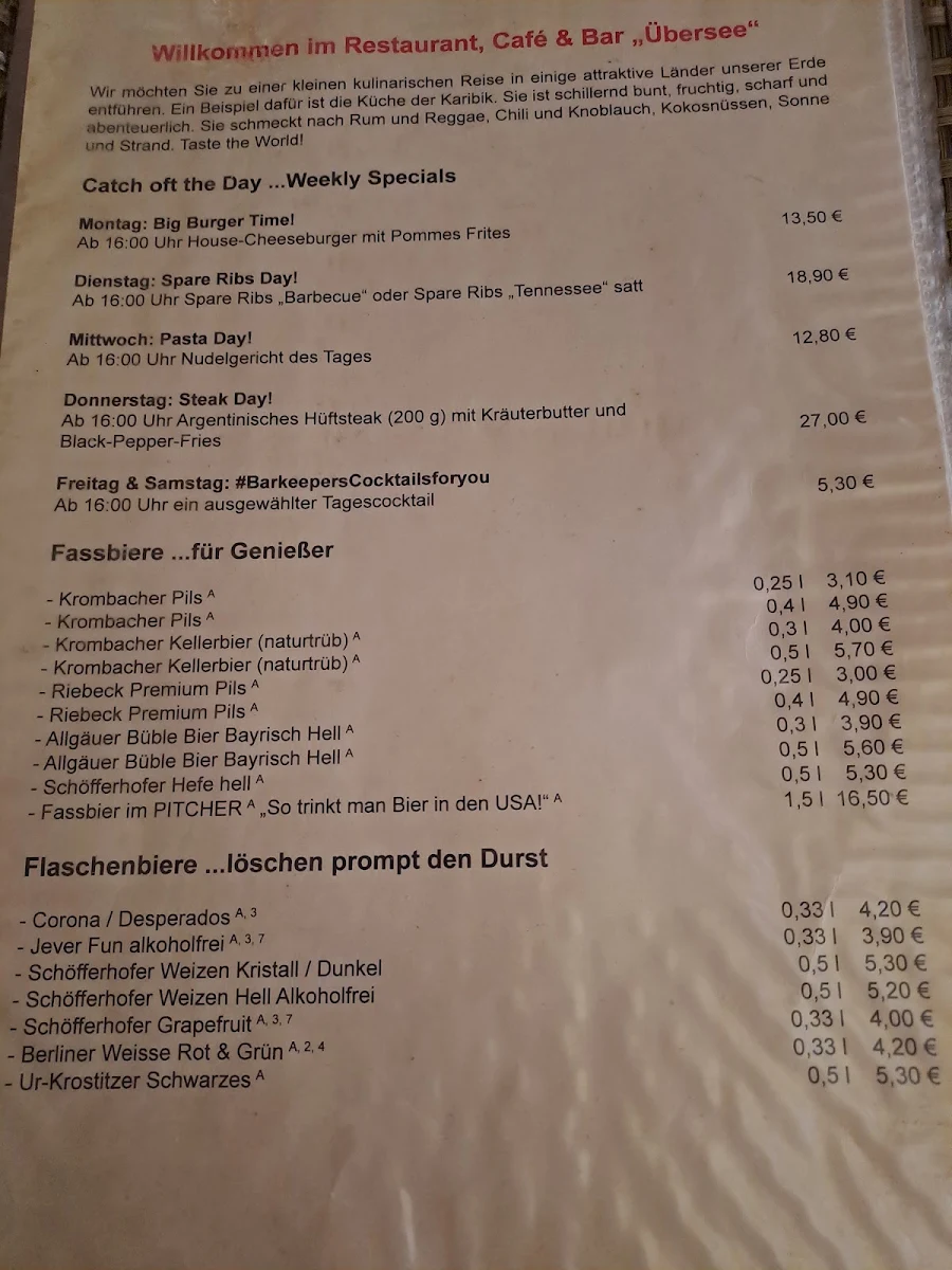 Speisekarte photo 2