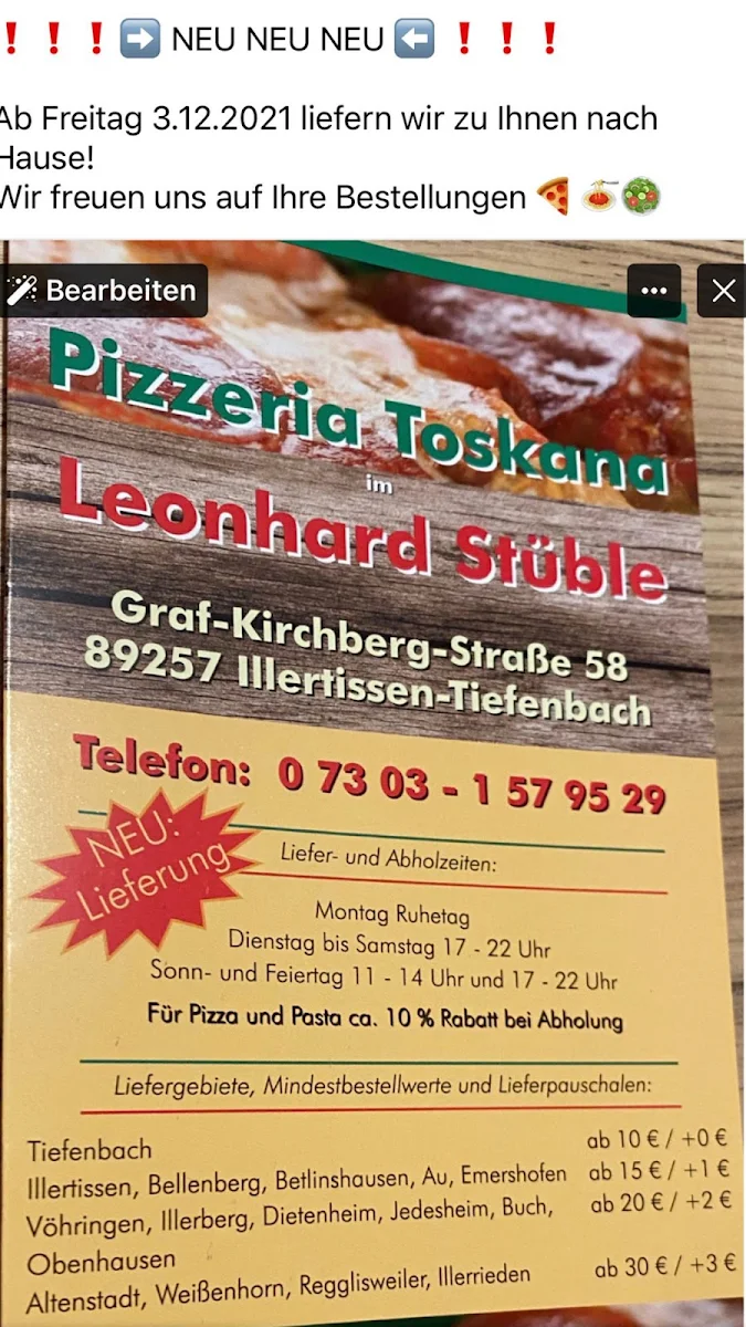 Speisekarte photo 2