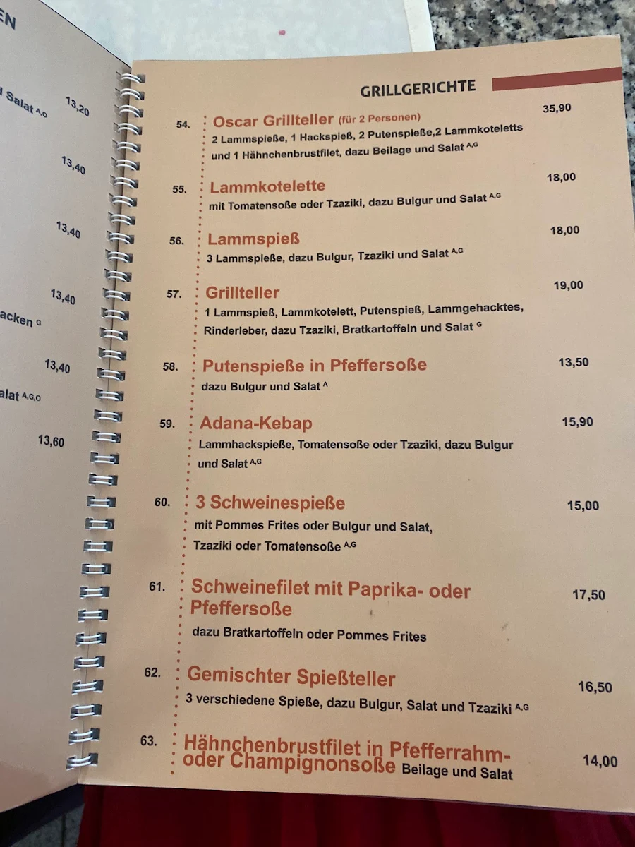 Speisekarte photo 3