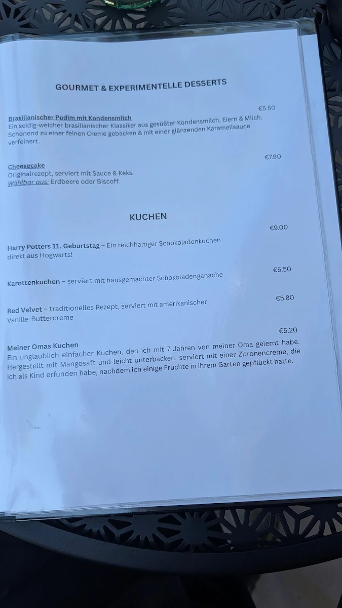Speisekarte photo 5