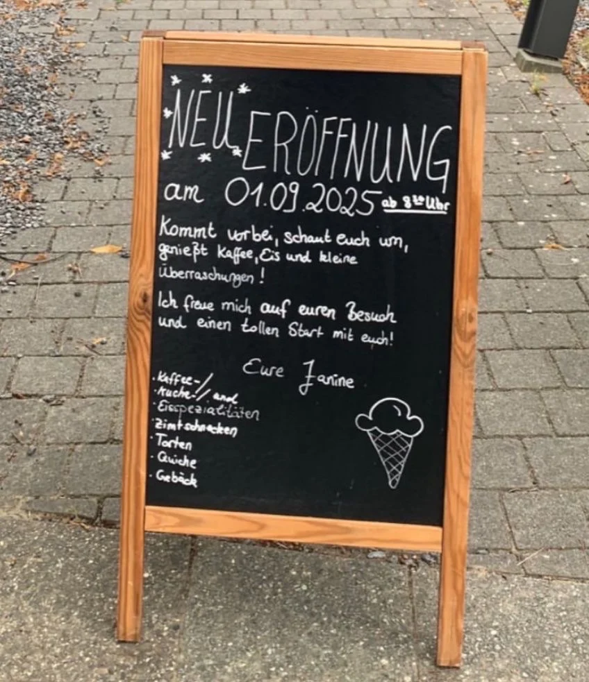 Speisekarte, Café am Park
