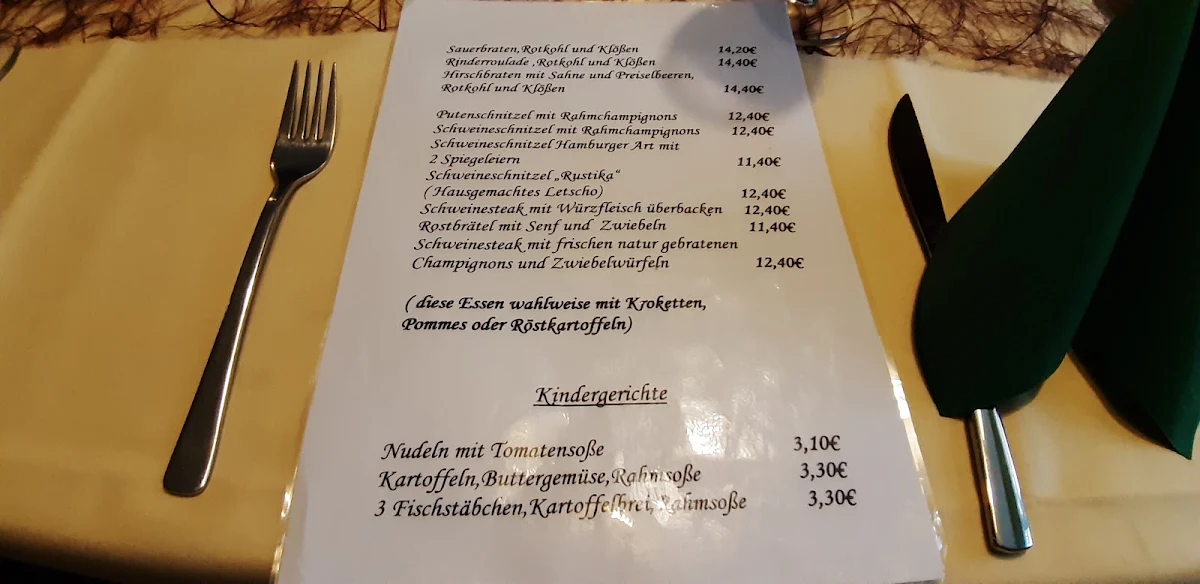 Speisekarte photo 1