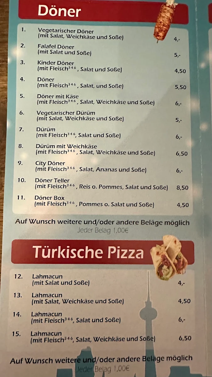 Speisekarte photo 1