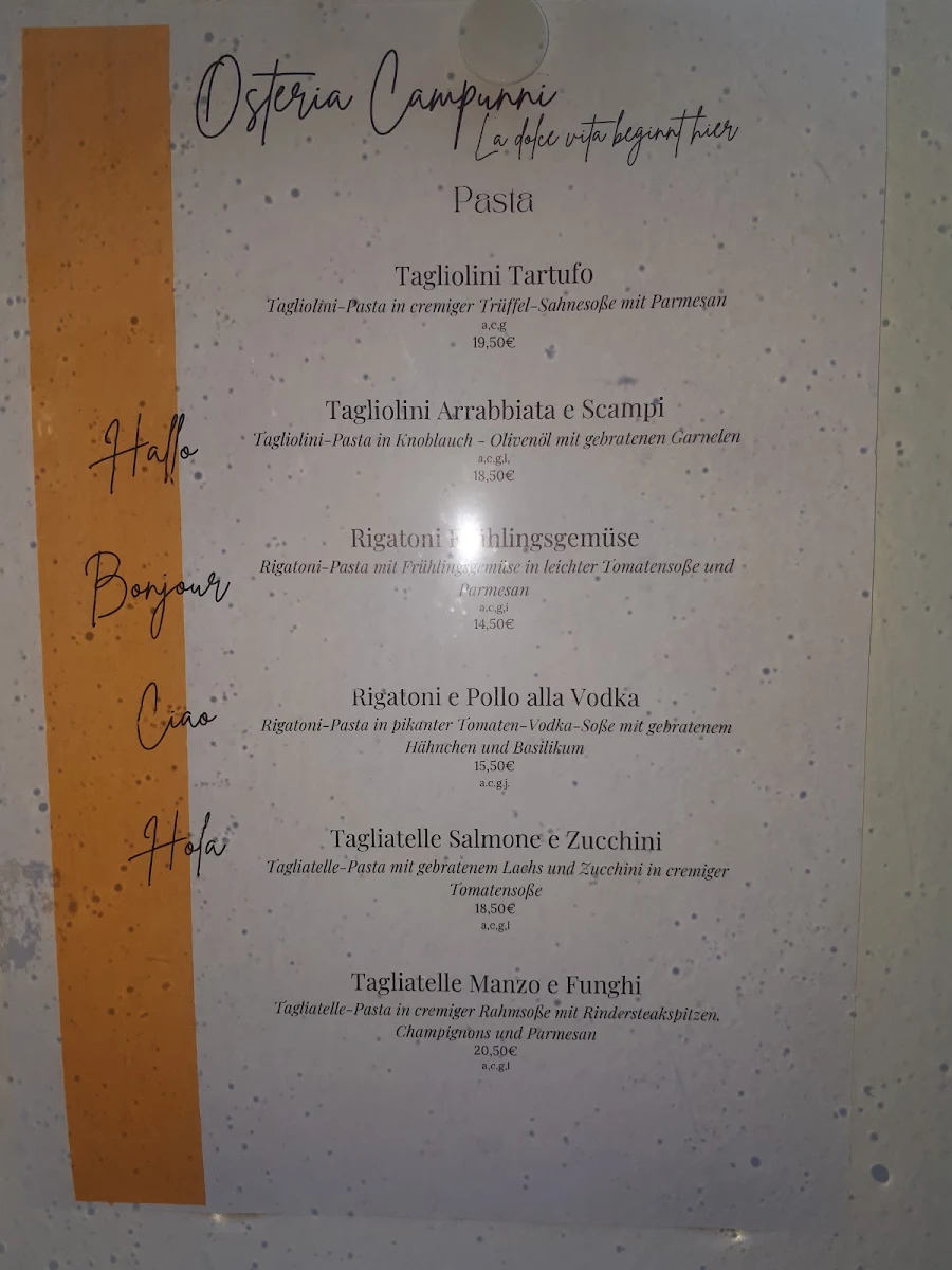 Speisekarte photo 2