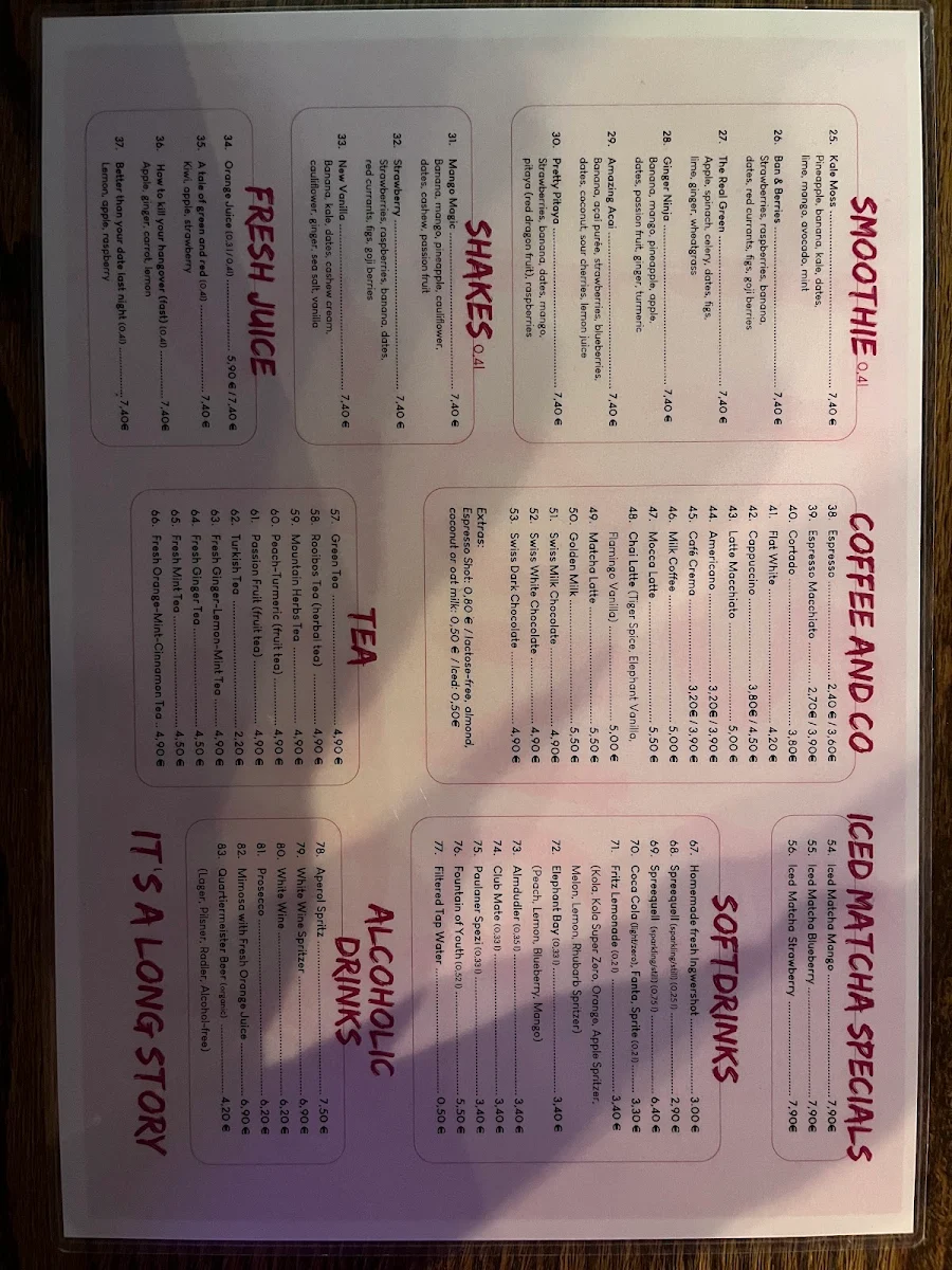 Speisekarte photo 1