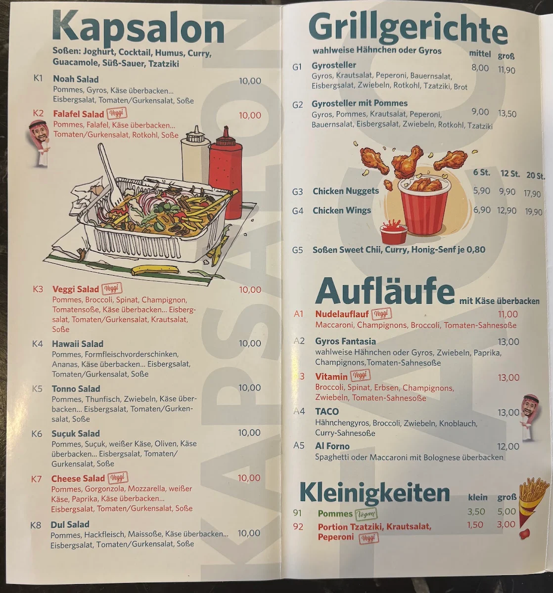 Speisekarte photo 1
