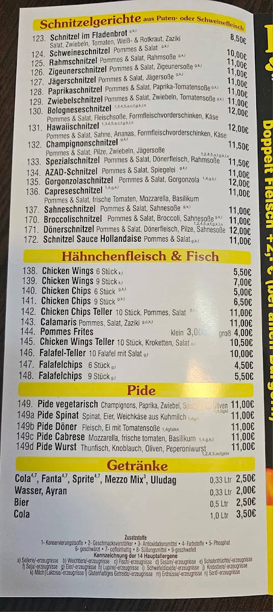 Speisekarte photo 3