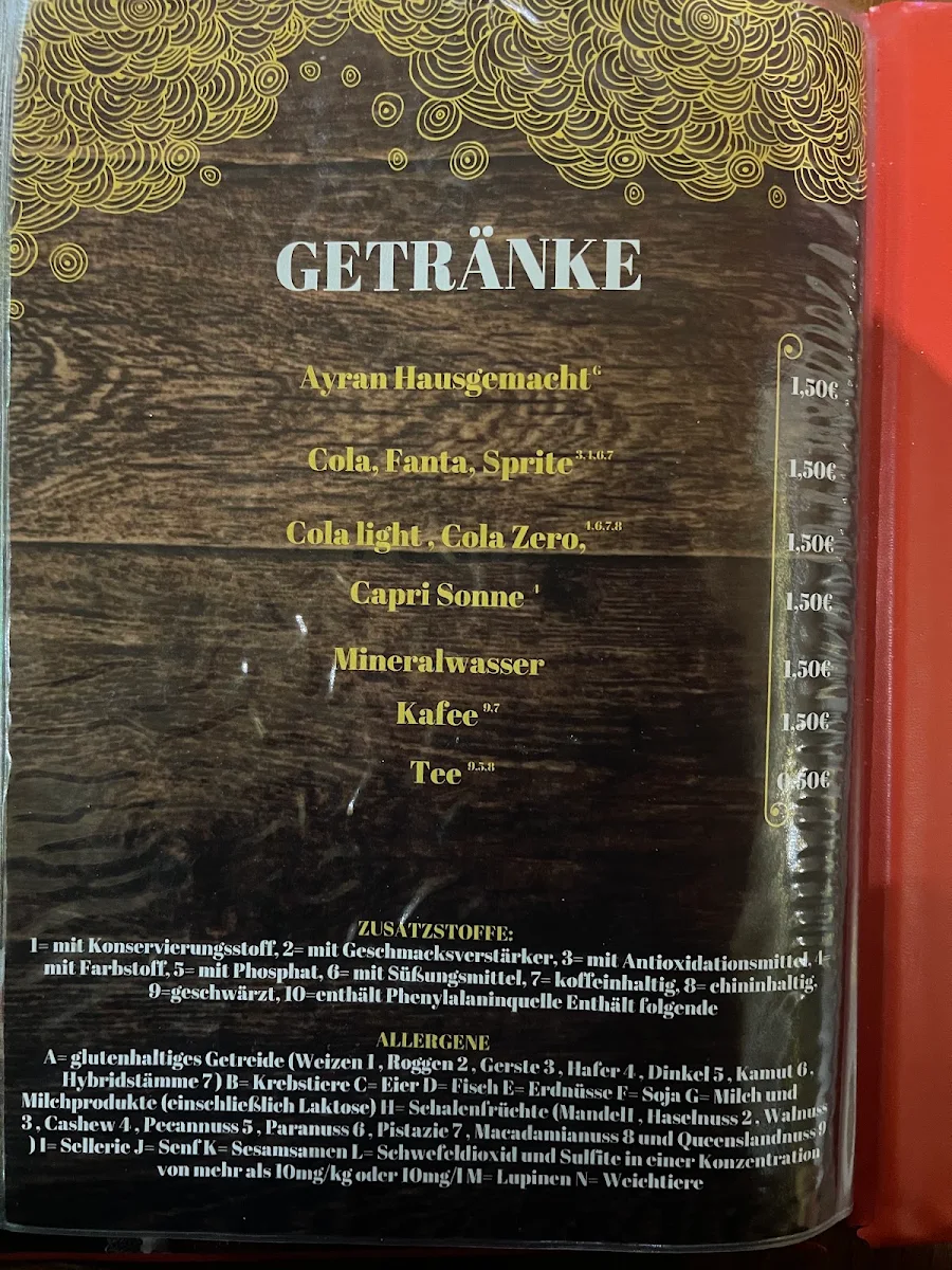 Speisekarte photo 3