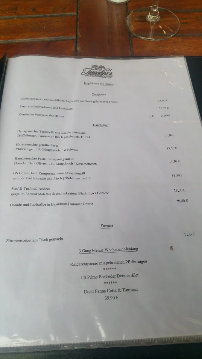 Speisekarte photo 3