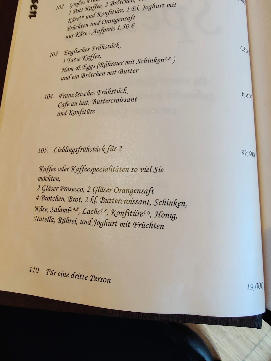 Speisekarte photo 2