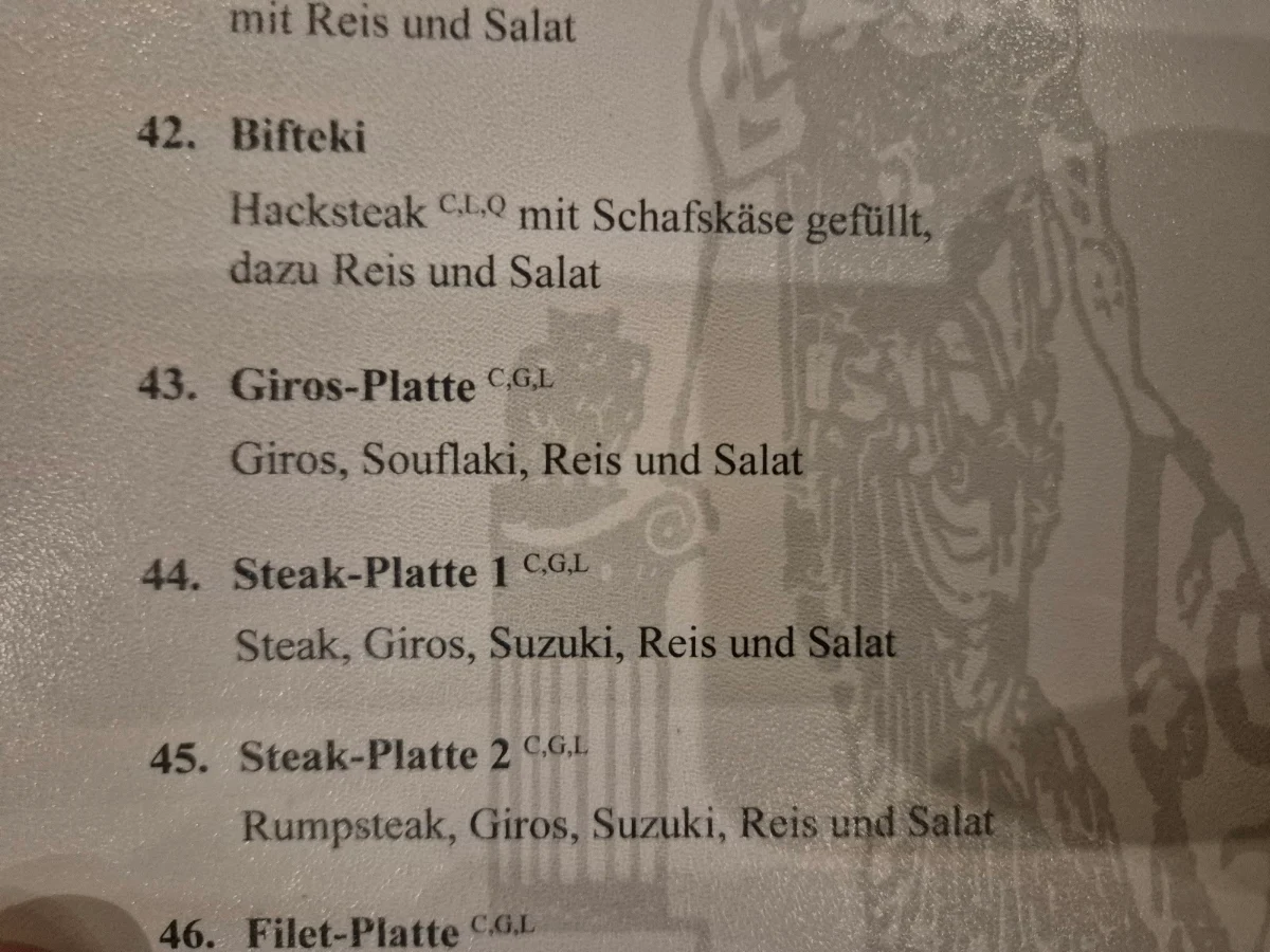 Speisekarte photo 8