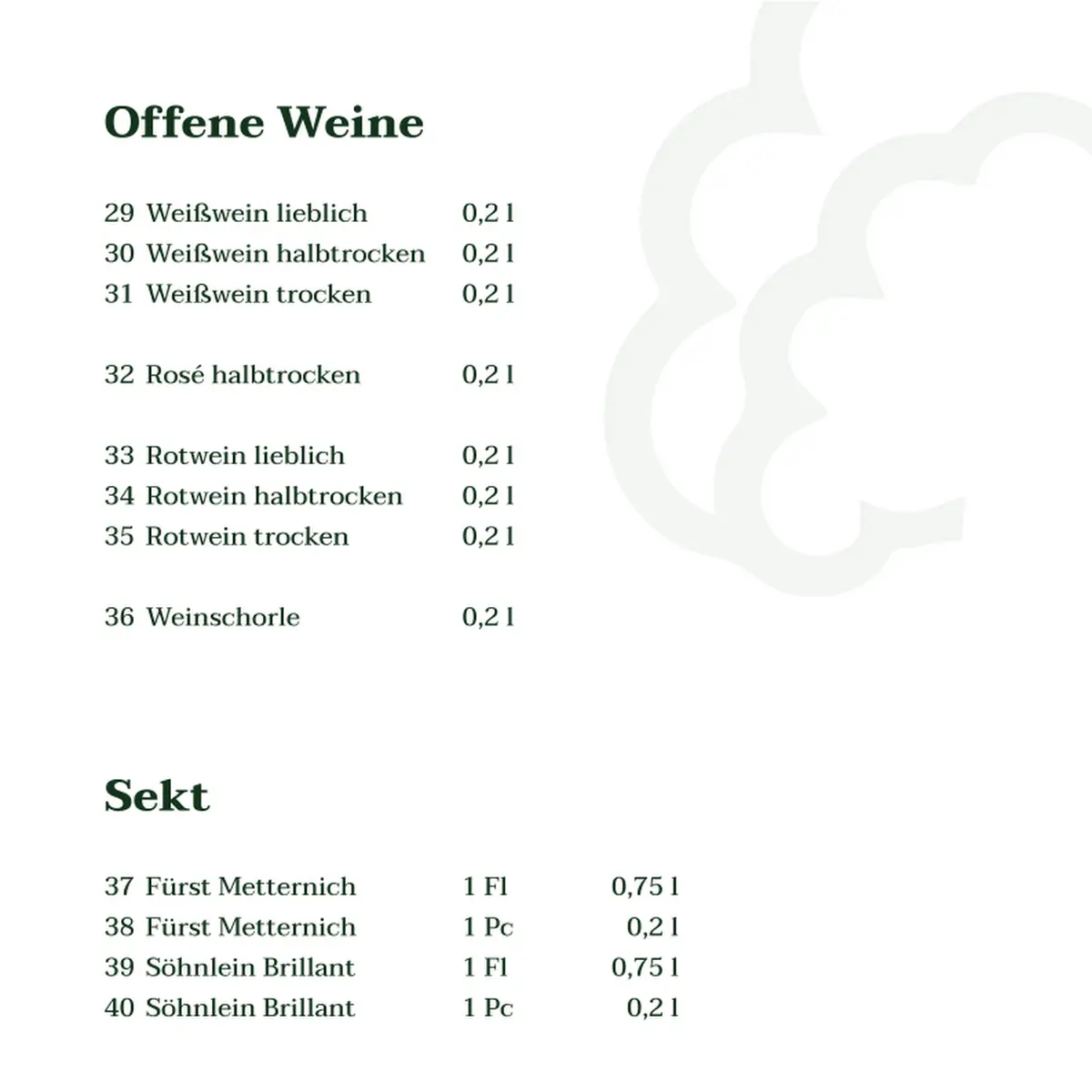 Speisekarte photo 6
