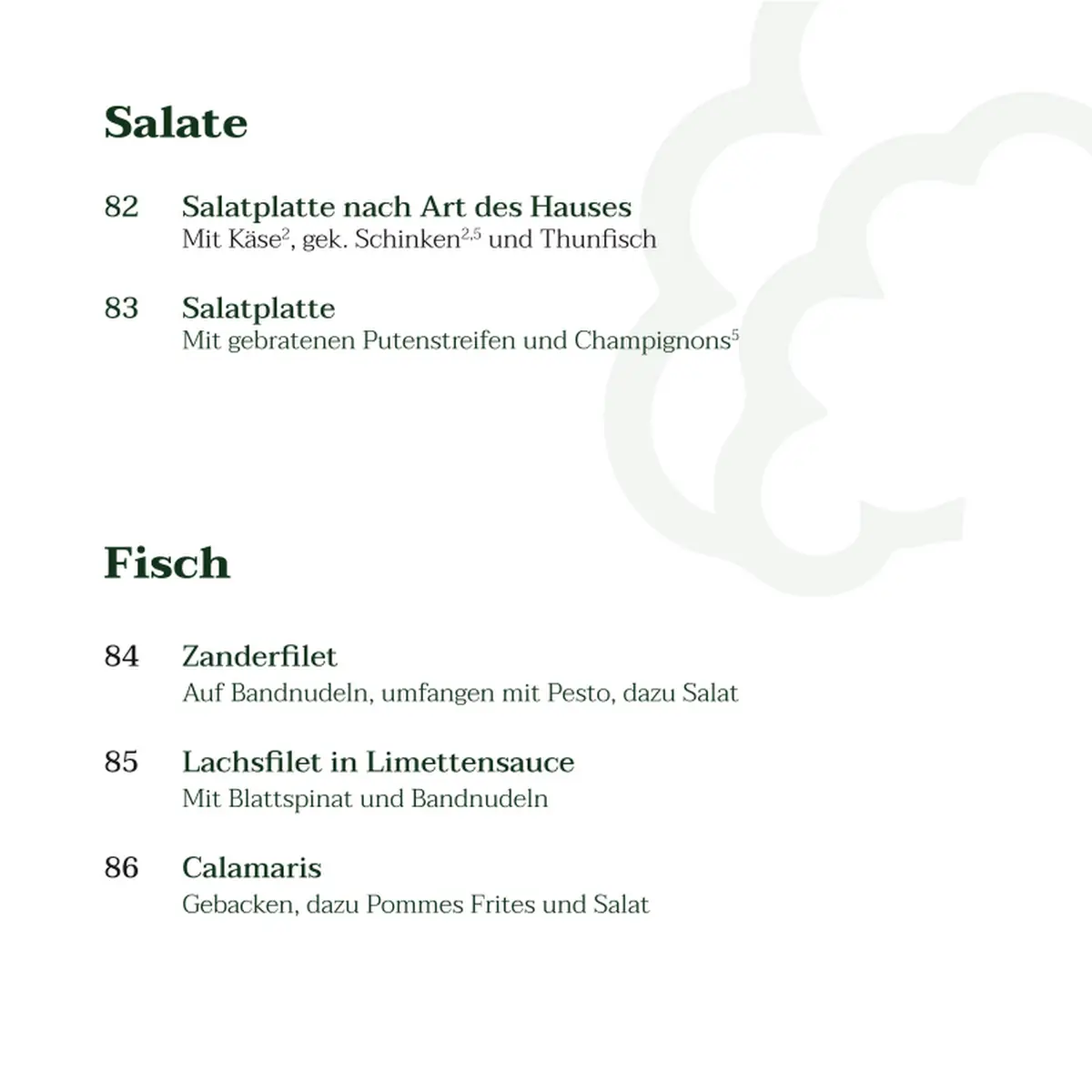 Speisekarte photo 9