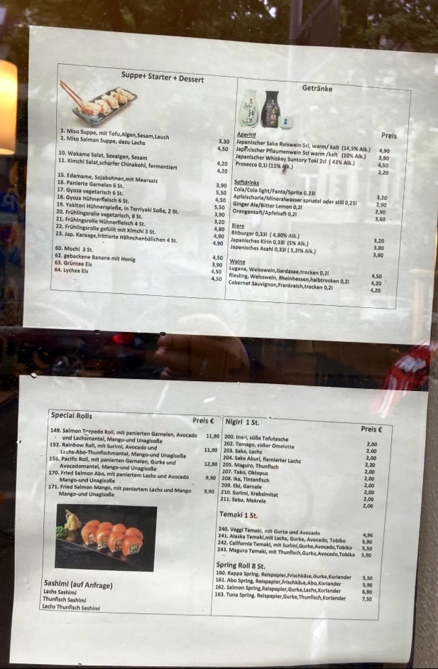 Speisekarte photo 2