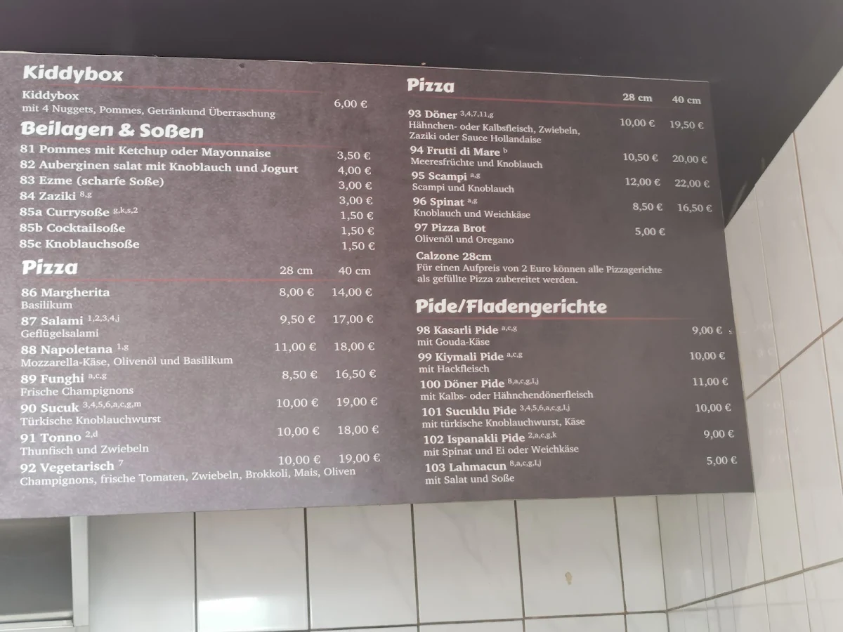 Speisekarte photo 3