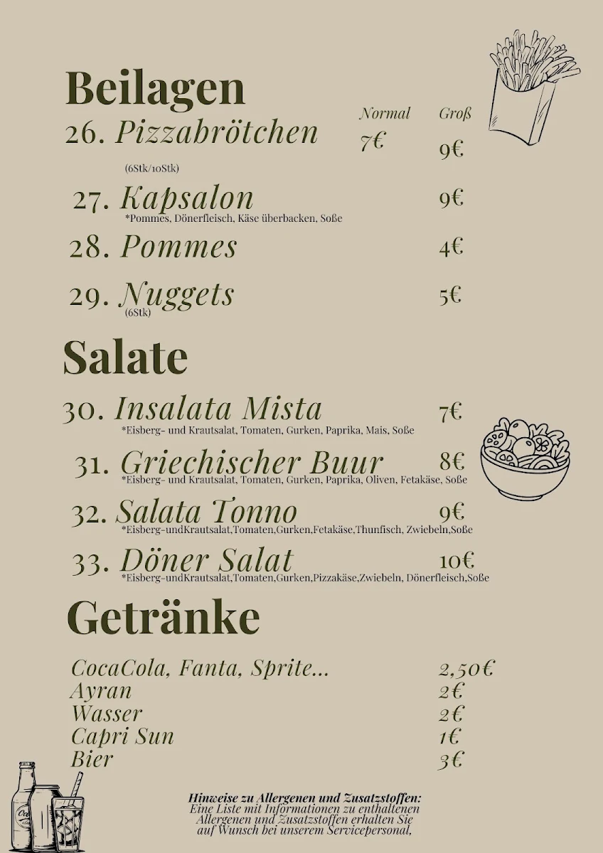 Speisekarte photo 1