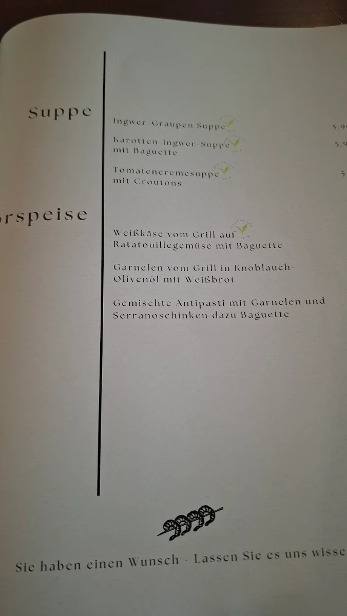 Speisekarte photo 1