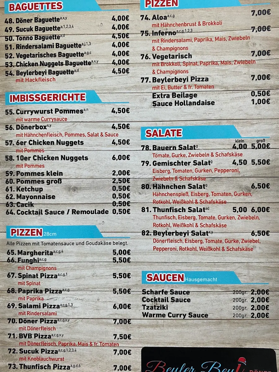 Speisekarte photo 3