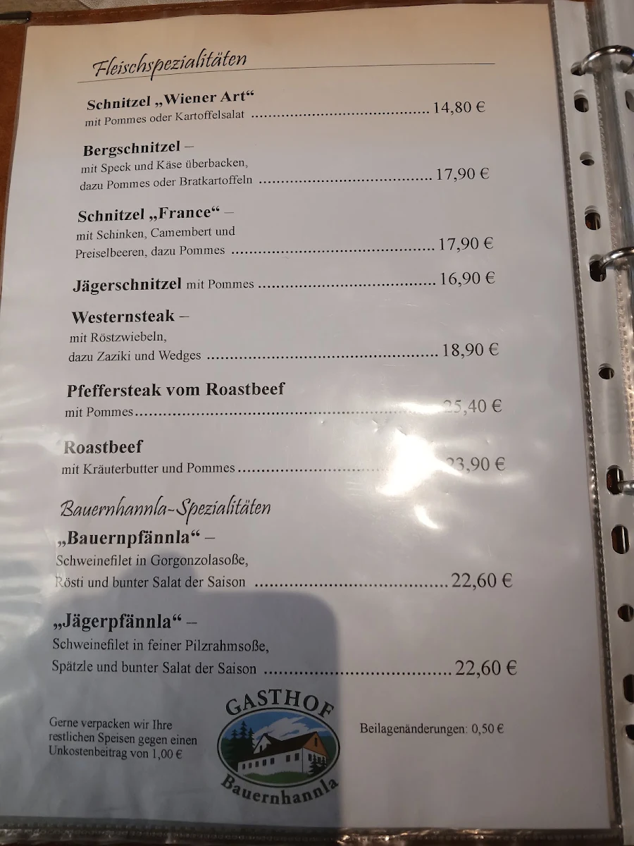 Speisekarte photo 2