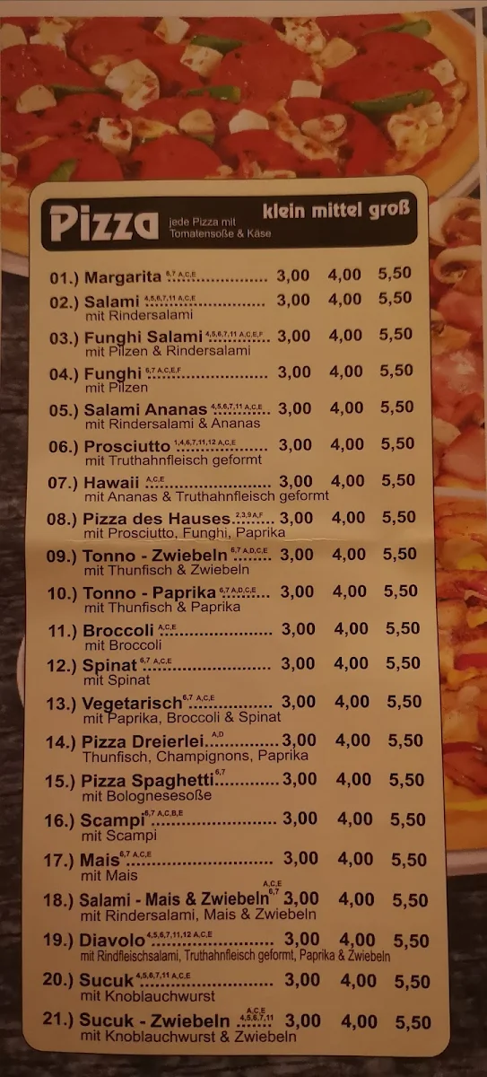 Speisekarte photo 2