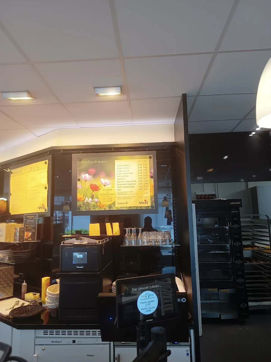 Speisekarte, Bäckerhaus Veit Café