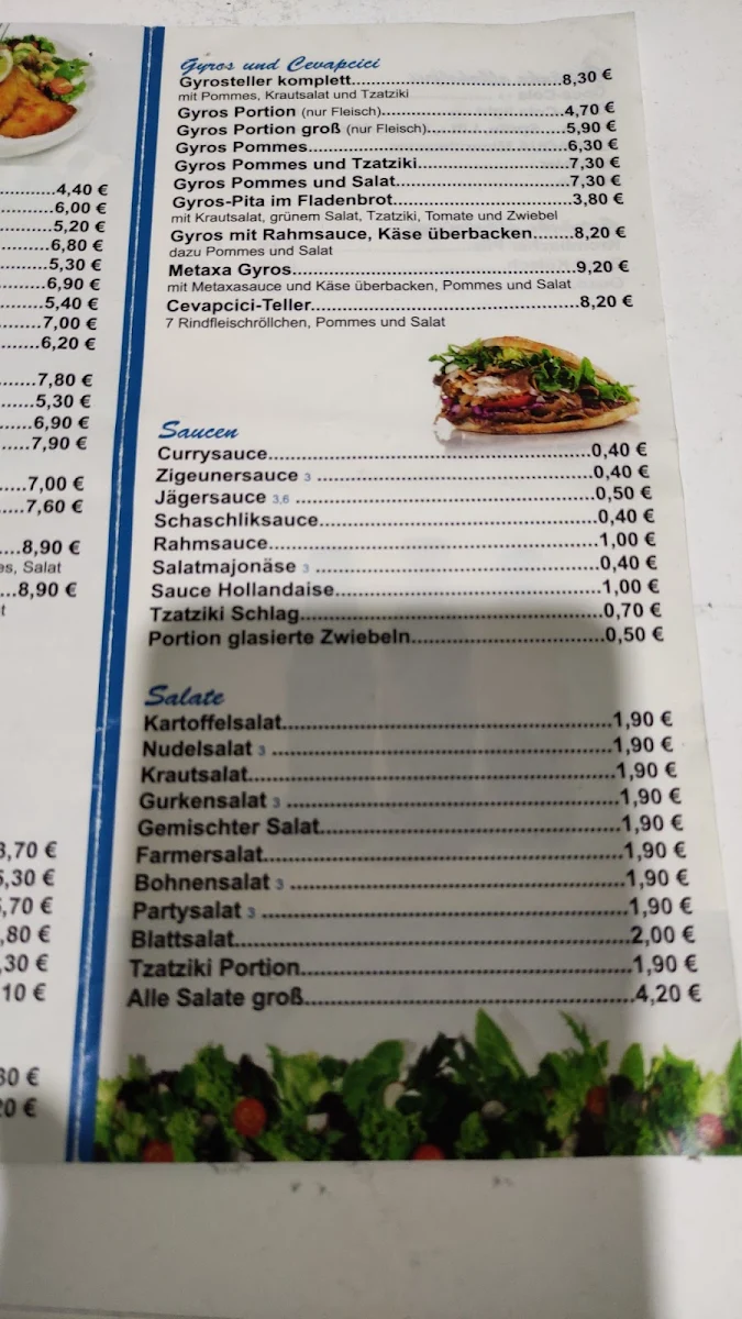 Speisekarte photo 2