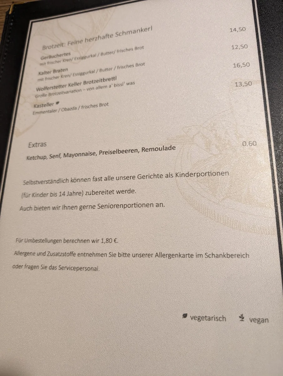 Speisekarte photo 1