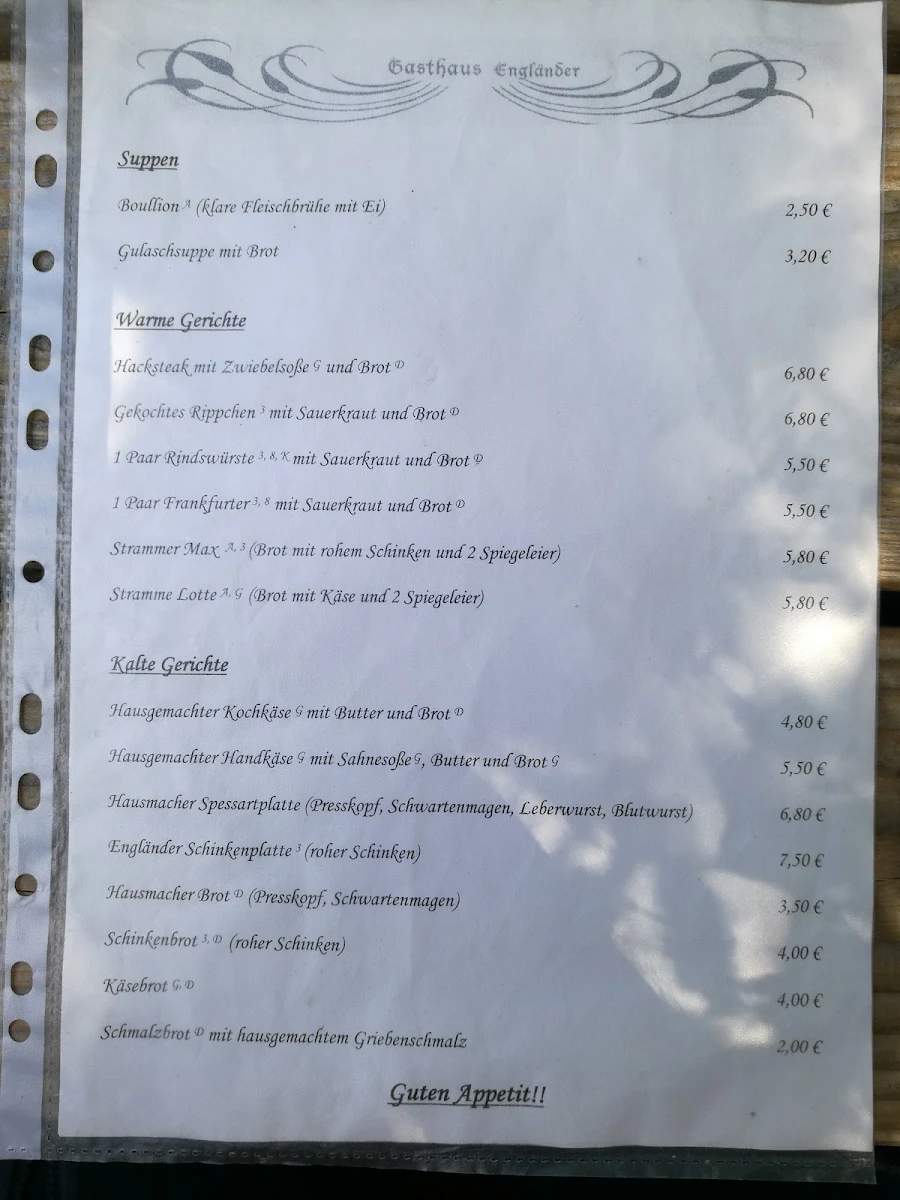 Speisekarte photo 4