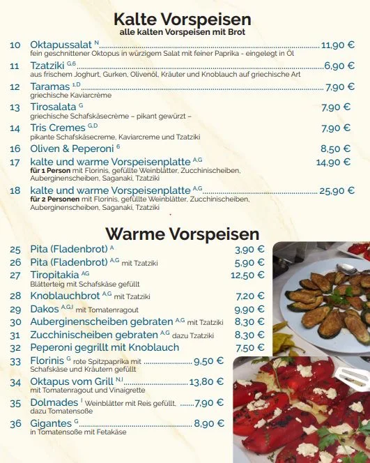Speisekarte photo 1