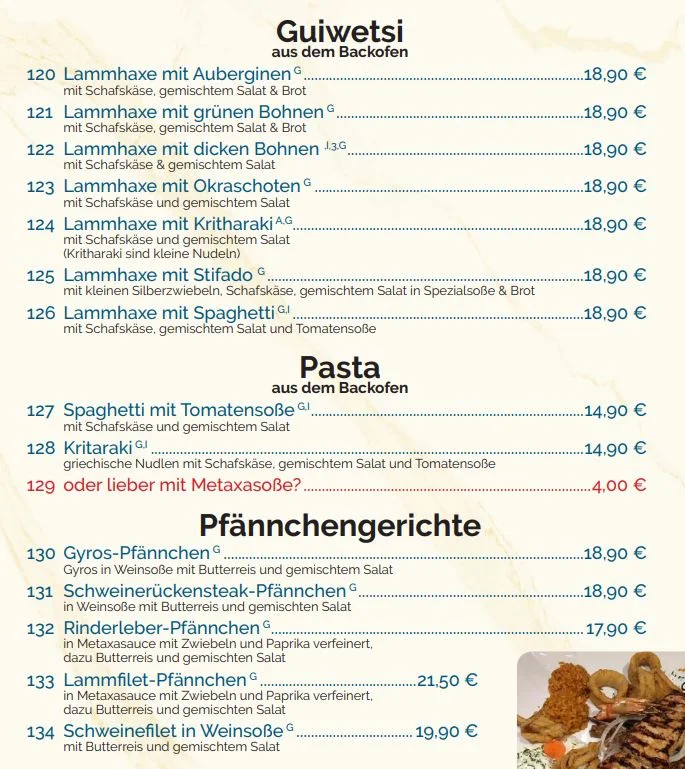 Speisekarte photo 2