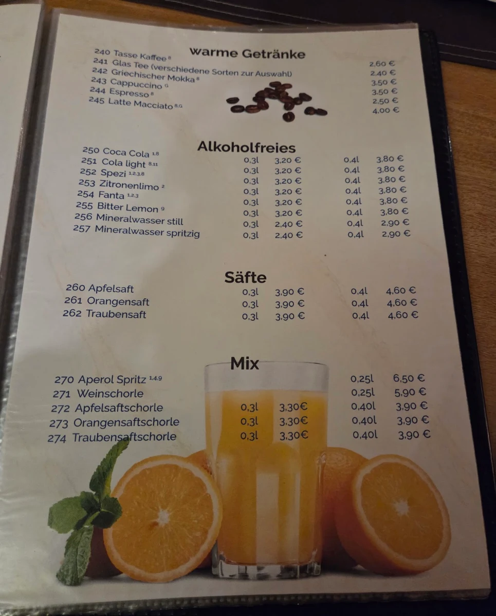 Speisekarte photo 8